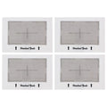 4 Pack Large Ceramic Ozone Plates for Ozone Generators and New Comfort Air Purifiers, 6.5 x 4.5 Inches