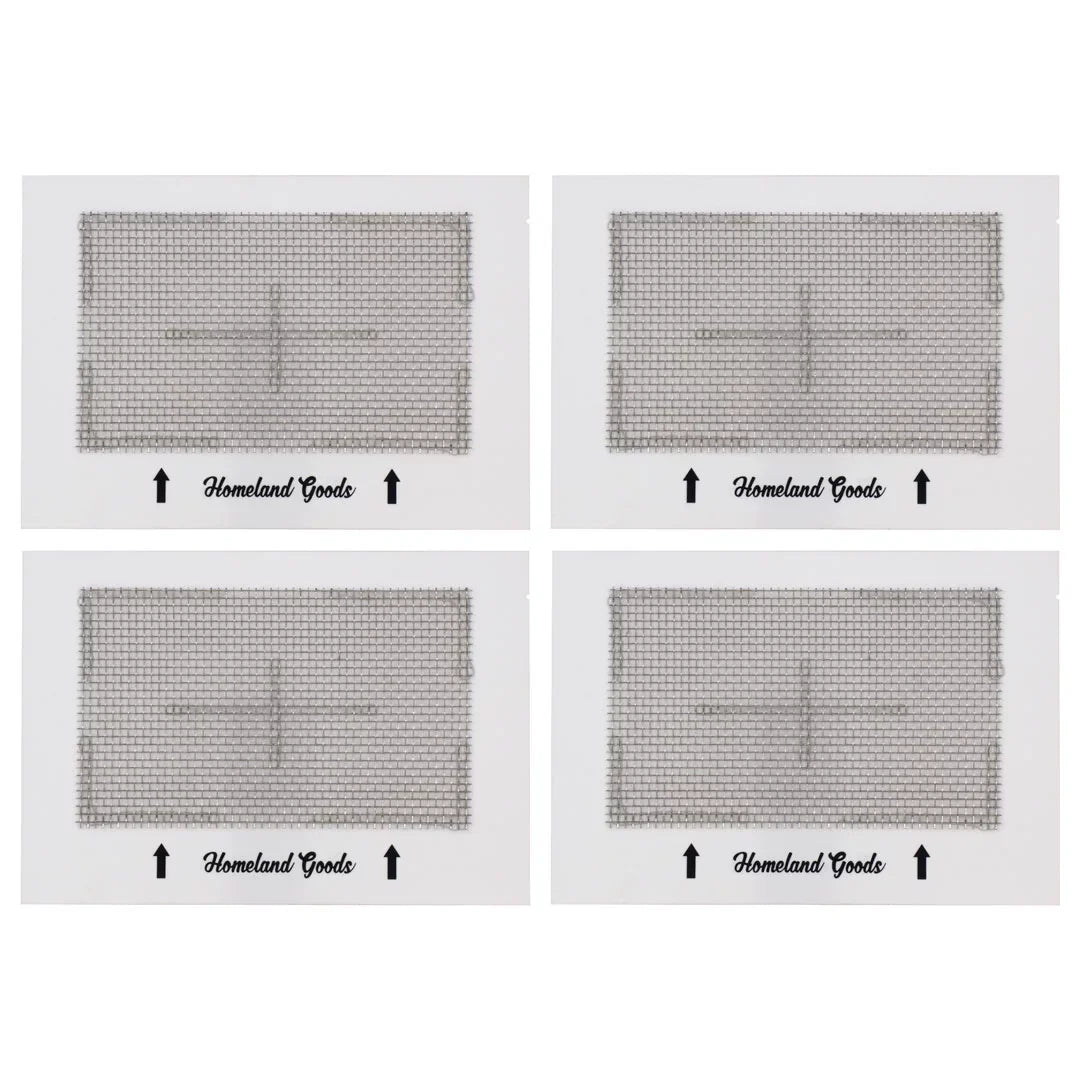 4 Pack Large Ceramic Ozone Plates for Ozone Generators and New Comfort Air Purifiers, 6.5 x 4.5 Inches