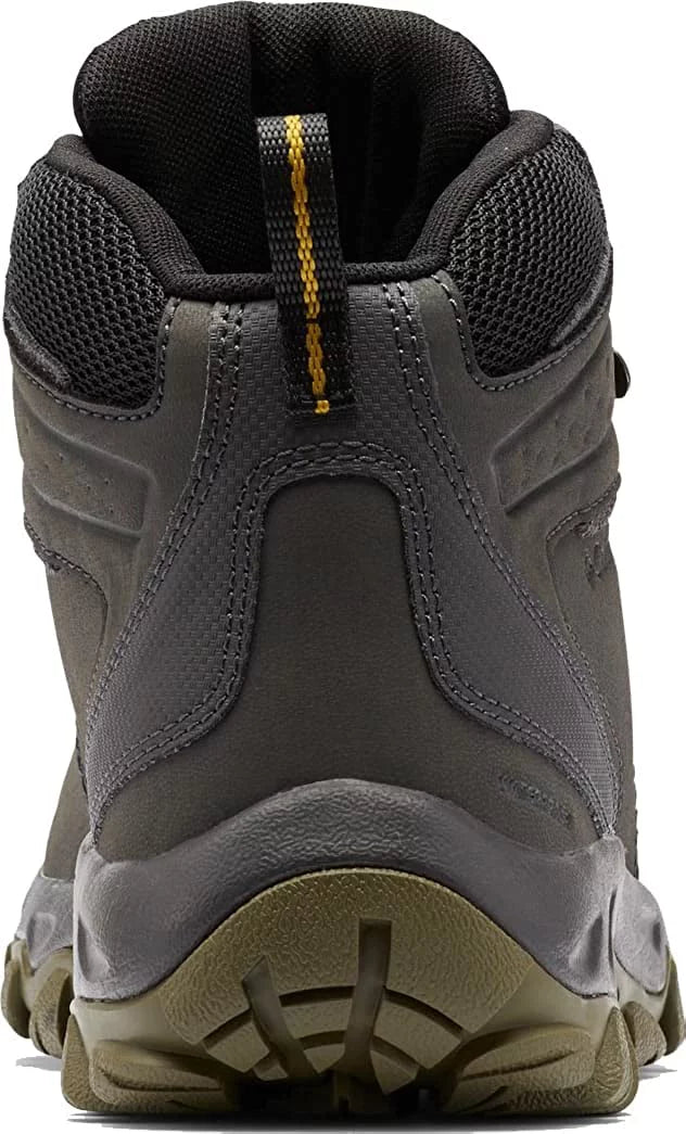 Columbia Mens Newton Ridge Plus Ii Waterproof Hiking Boot Shoe 8.5 Dark Grey/Stone Green