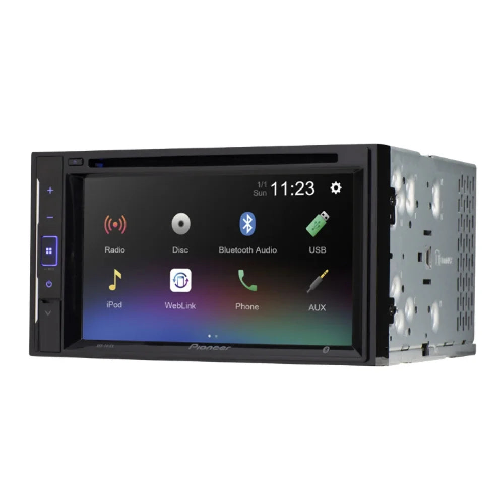 KIT4835 Bundle for 2002-2004 Oldsmobile Bravada W/ Pioneer AVH-241EX Double DIN Car Stereo with Bluetooth/Backup Camera/Installation Kit/in-Dash DVD/CD AM/FM 6.2" Touchscreen Digital Media Receiver