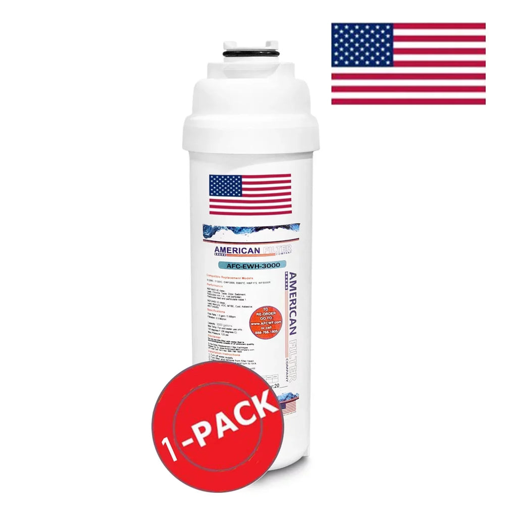 AFC Brand , Water Fountain Filter , Model # AFC-EWH-3000 , Suitable with WaterSentry® LZWSGRNM8PK - 1 Filters - Made in U.S.A.