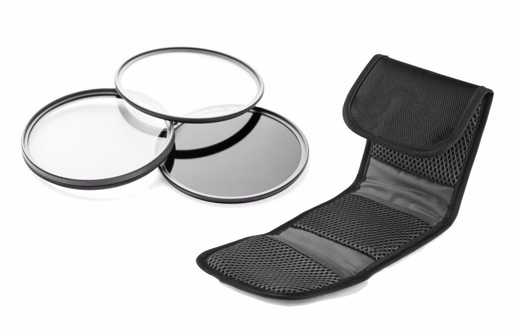 Sony Cyber-shot DSC-RX100 III High Grade Multi-Coated, Multi-Threaded, 3 Piece Lens Filter Kit (52mm) Made By Optics + Filter Adapter + Krusell Multidapt Neck Strap