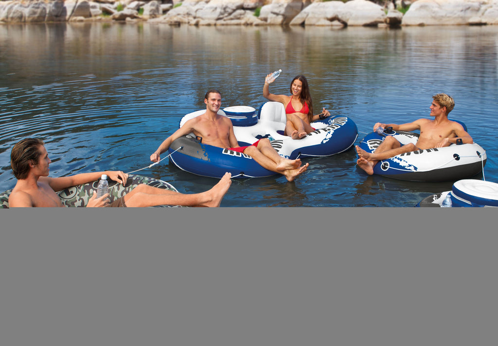 Intex American Flag 2 Person Float & River Run II 2 Person Float