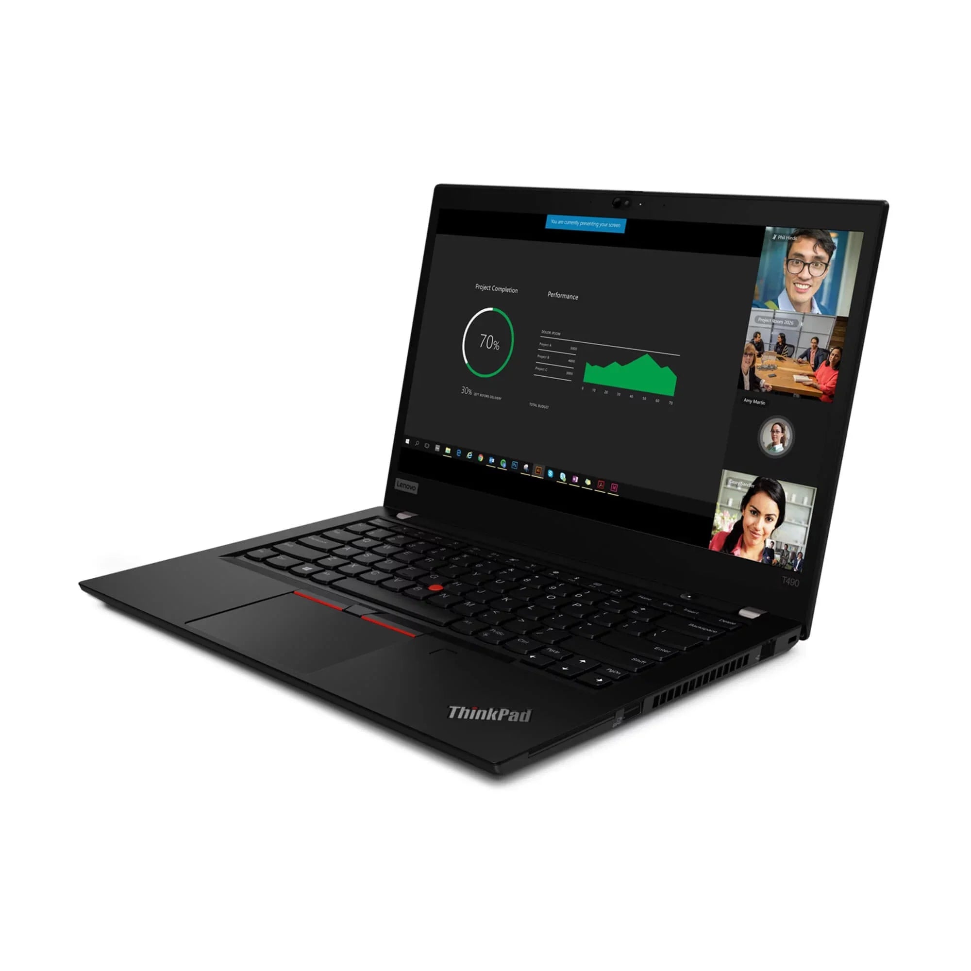 Lenovo ThinkPad T490 Laptop, 14" FHD IPS 300 nits, i7-10510U, UHD Graphics, 16GB, 512GB SSD, 3 YR Depot/Carry-in Warranty