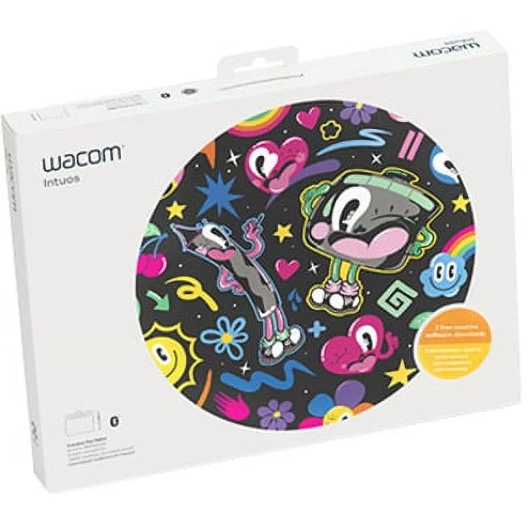 Wacom Intuos Wireless Graphics Drawing Tablet for Mac, PC, Chromebook & Android (medium) with Software Included, Black (CTL6100WLK0
