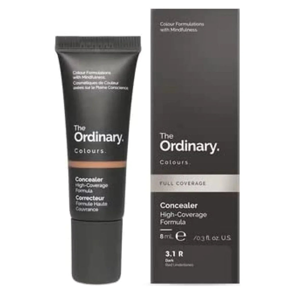 The Ordinary. Colours. Concealer, Full Shield 3.1R Dark Red Undertones, 0.3 fl. oz. (8 mL)