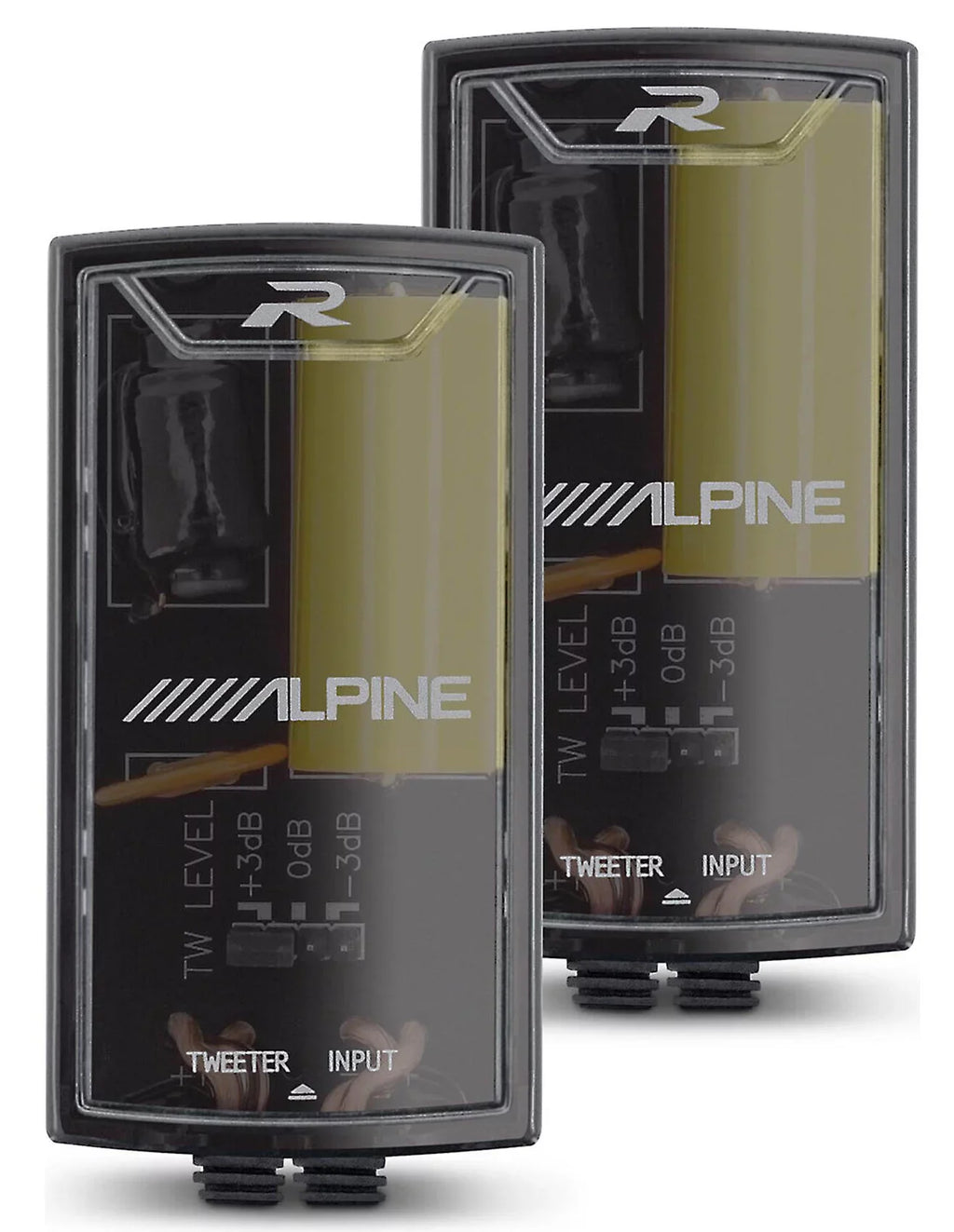 (2) Pairs Alpine R2-S69C 6x9" 2-Way Component Car Audio Speakers High-Resolution