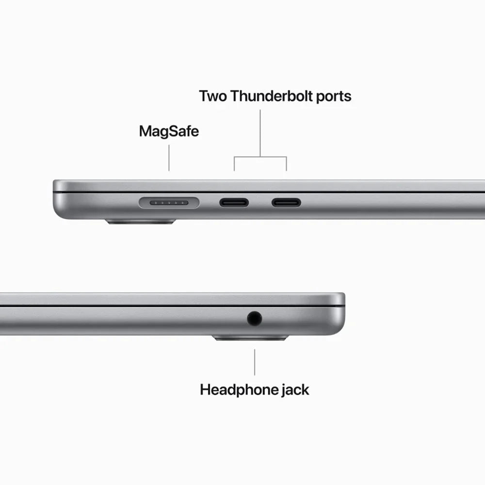 Restored Apple MacBook Air 15" Laptop with M2 Chip, 8GB RAM, 512GB SSD in Space Gray MQKQ3LL/A Like New (Refurbished)