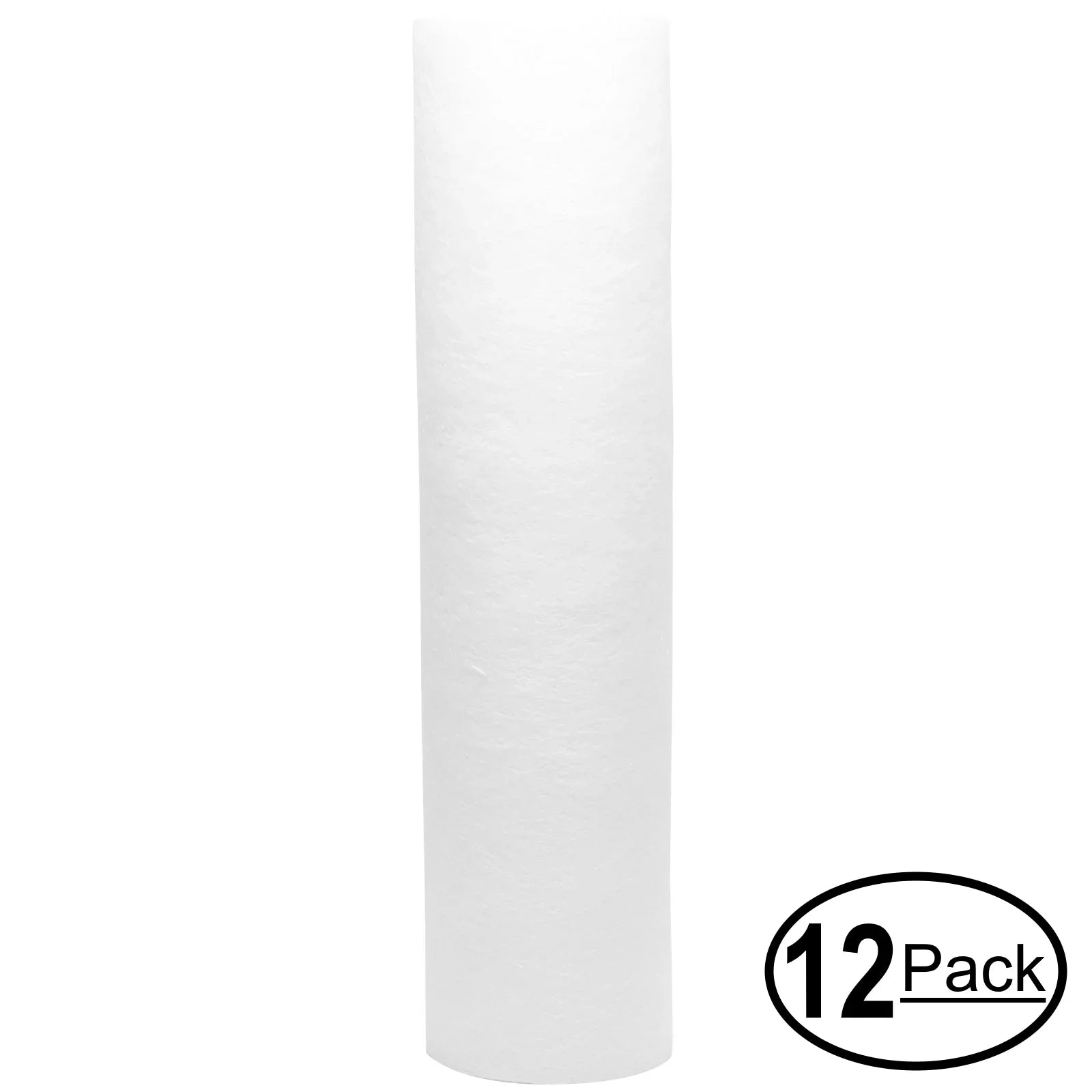 12-Pack Replacement for 3M Aqua-Pure SS4 EPE-316L Polypropylene Sediment Filter - Universal 10-inch 5-Micron Cartridge for 3M Aqua-Pure Whole House Filter Housing - Denali Pure Brand