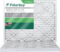 Filterbuy 19x20x1 MERV 8 Pleated HVAC AC Furnace Air Filters (3-Pack)