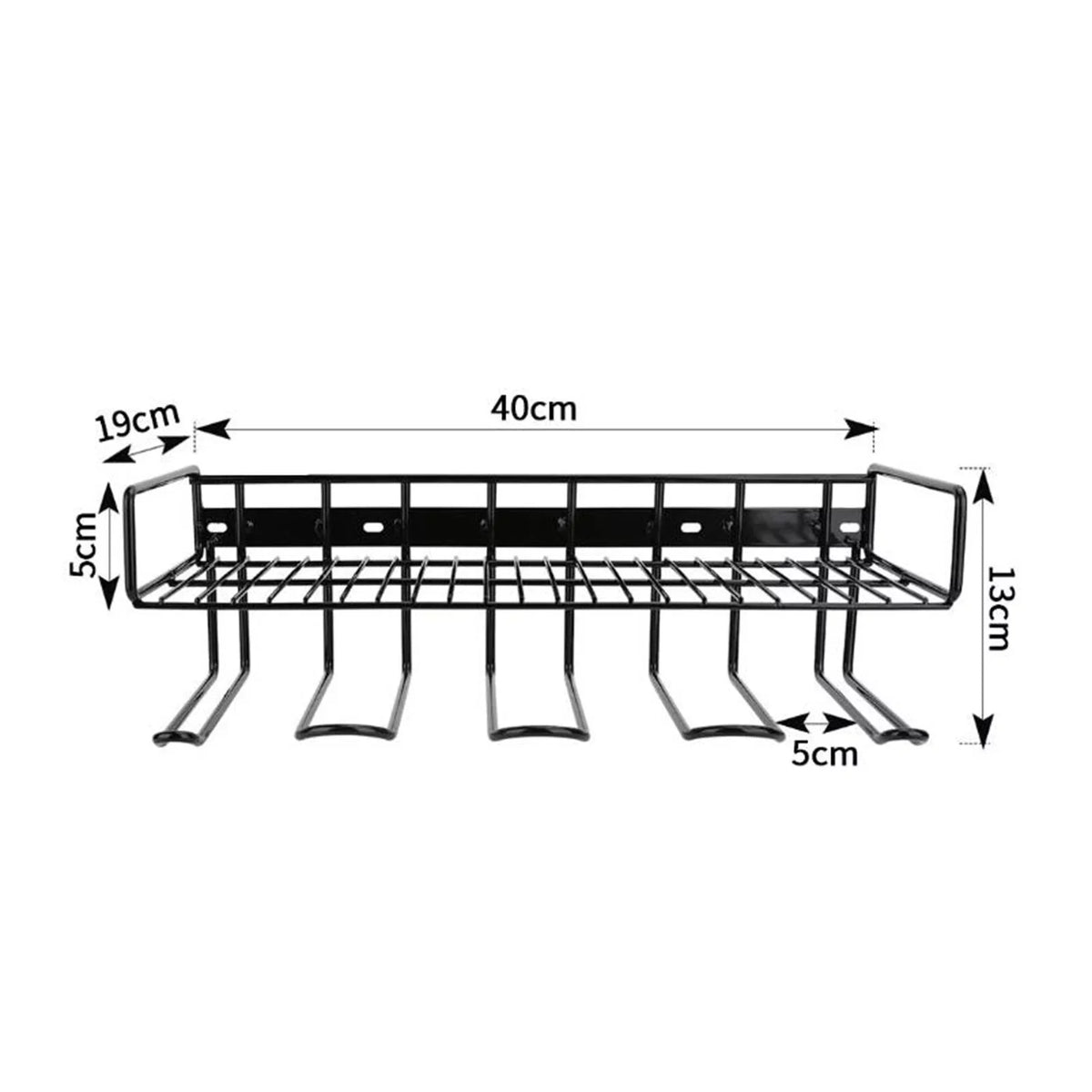 Power Tool Organizer Holder, Metal Shelf Holder, Wall Mount Tool Rack Drill Holder Tool, Power Tool Storage Bracket, for Home Shed Garage