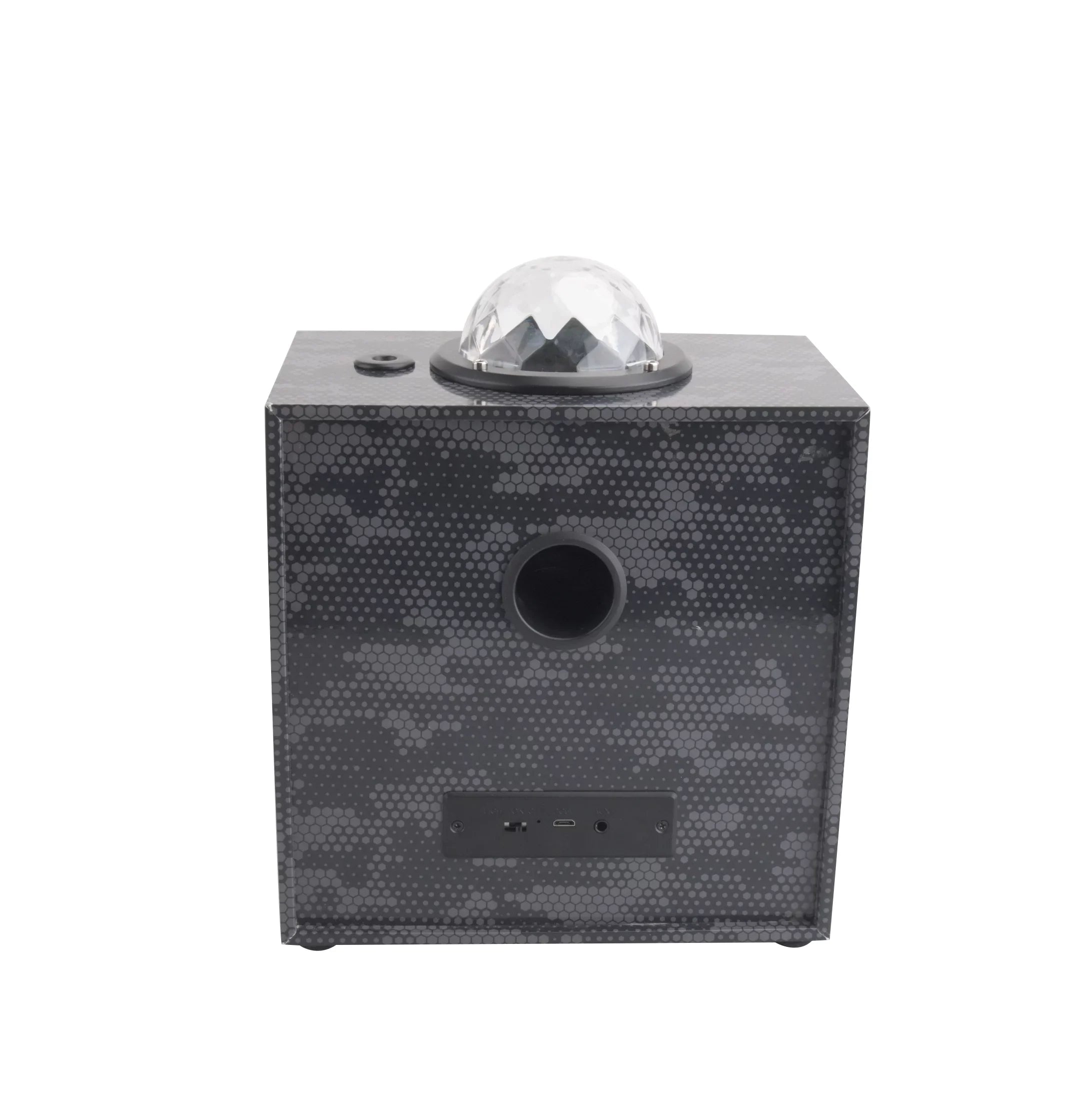 Black Camo Beat Box - Bluetooth Speaker with Laser Lights - (WE-BEAT BOX-BLK CAMO)