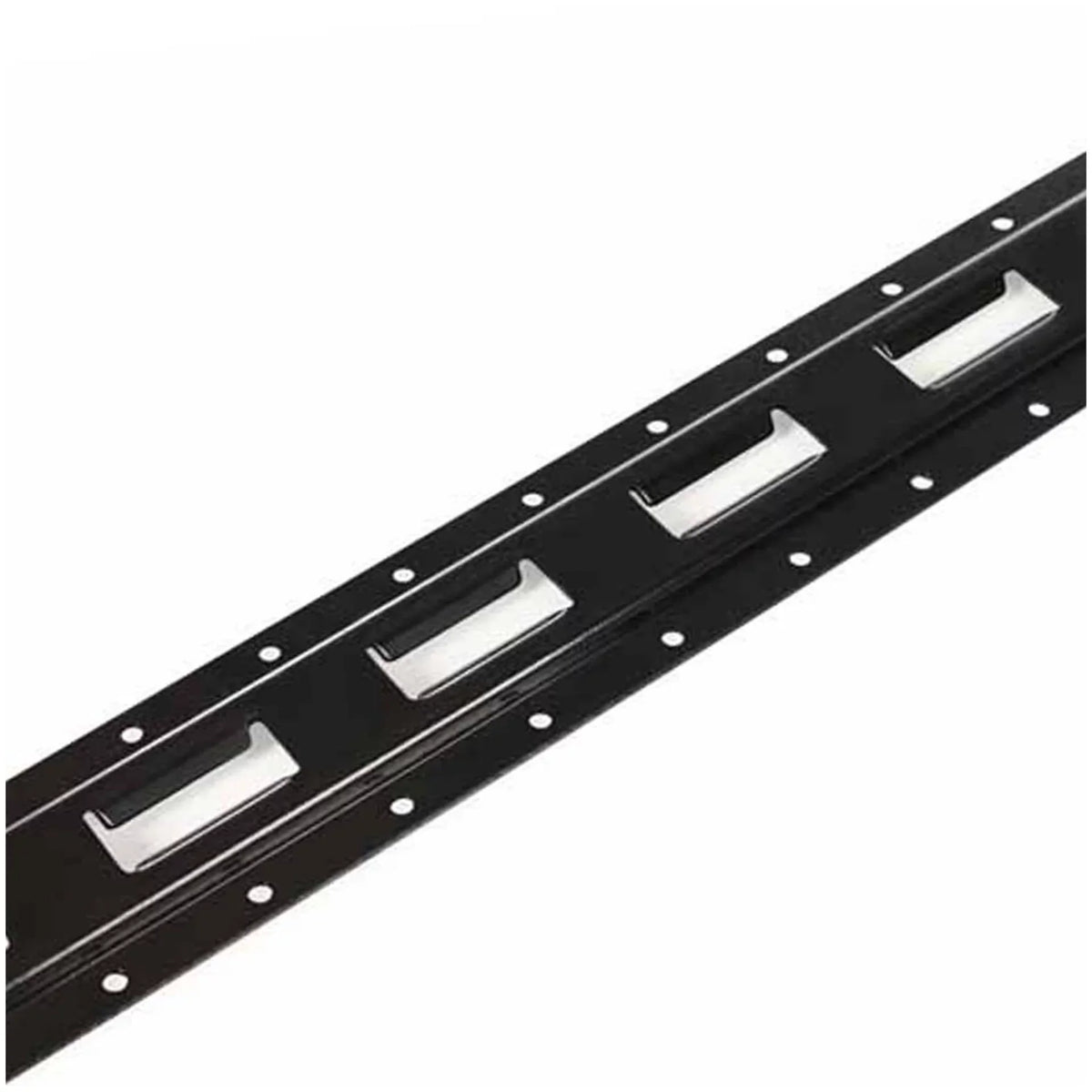 "DC Cargo Mall Four 8-ft E-Track Rails, Vertical Powder Coated TieDowns | Long Heavy Duty Steel Etrack Rails for Trucks, Trailers"