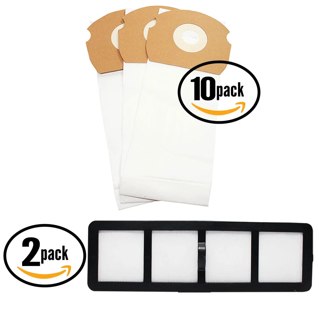 30 Replacement Eureka AirSpeed Gold AS1001AX Vacuum Bags & 2 HEPA Filter - Suitable Eureka AS Vacuum Bag & EF-6 Filter