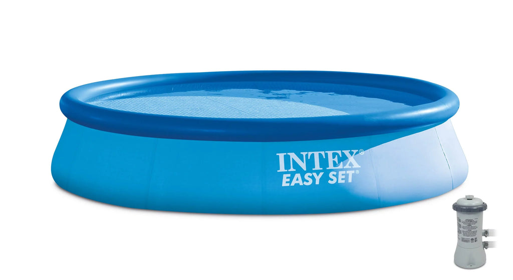 Intex 13' x 32" Easy Set Inflatable Outdoor Pool with Filter Pump & Coating