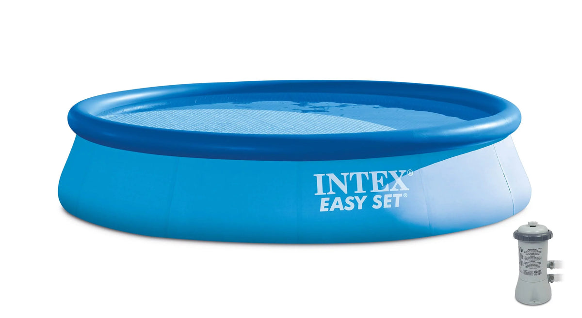 Intex 13' x 32" Easy Set Inflatable Outdoor Pool with Filter Pump & Coating
