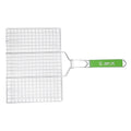 Stainless Steel Basket for Outdoor Camping BBQ Accessories Rack for Grilling Fish, Chicken, Meat, Steak, Vegetables, Kabobs, Chops, Seafood