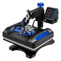 Blue Heat Press Machine 975W, 15 x 15 Inches Sublimation Transfer Printer, Digital Precise LCD Control Printing, 360 Swing Away Vinyl Transfer Printer for T-Shirts, Canvas Bag, Pillow, Banner