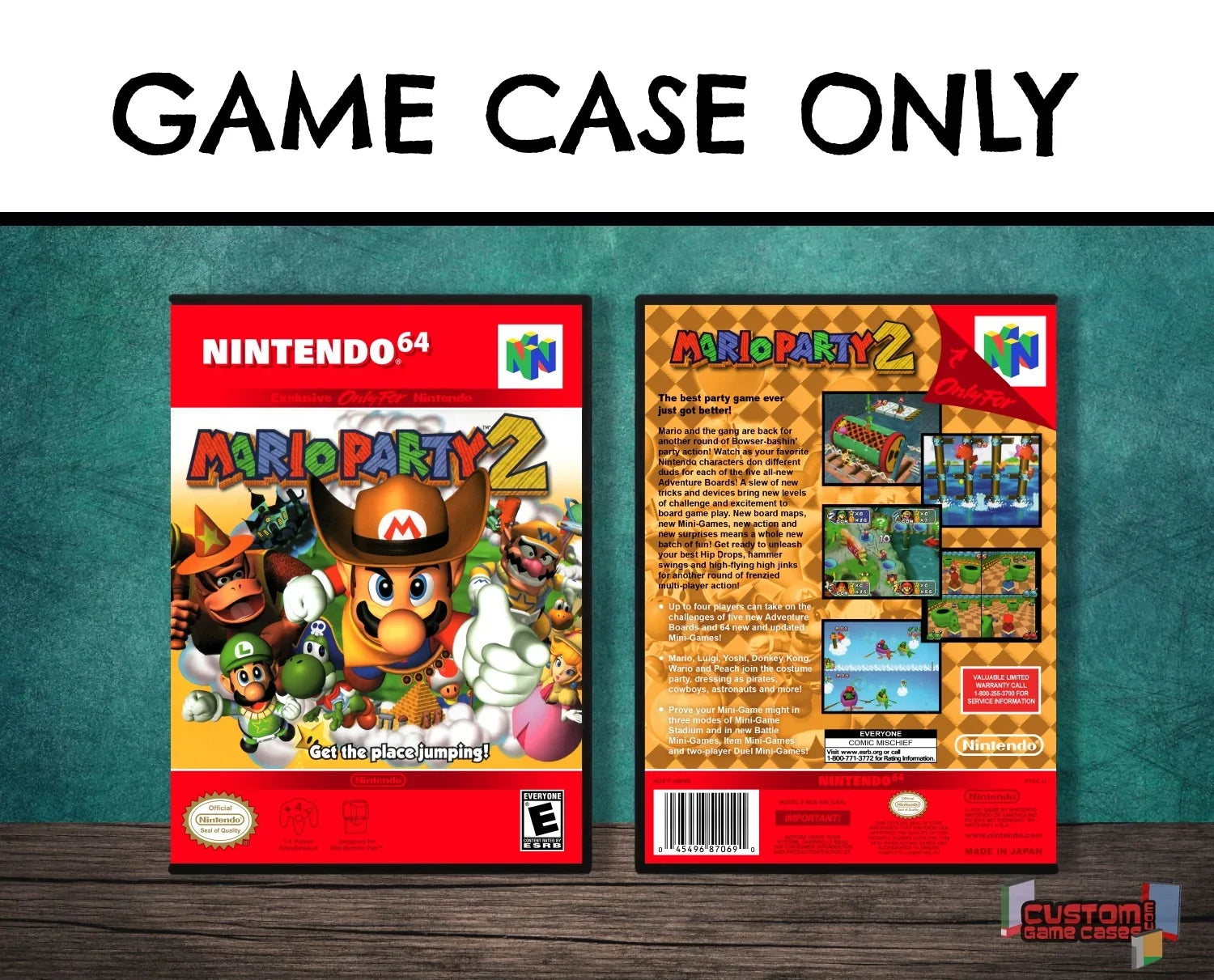Mario Party 2 | (N64DG-V) Nintendo 64 - Game Case Only - No Game