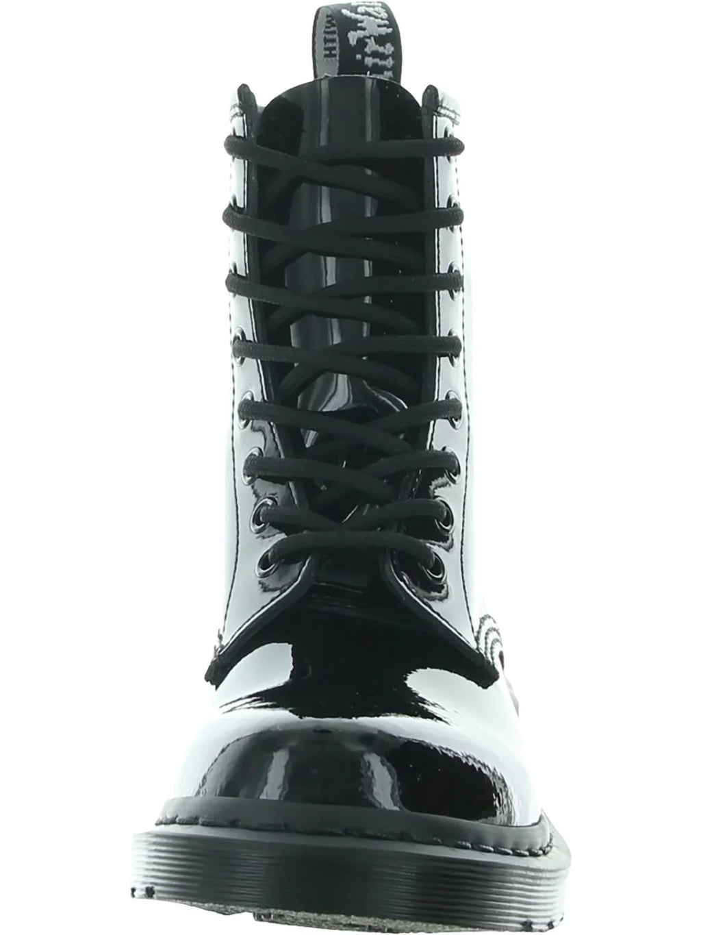 Dr. Martens Womens 1460 Mono Patent Work & Safety Boot Black 6 Medium (B,M)