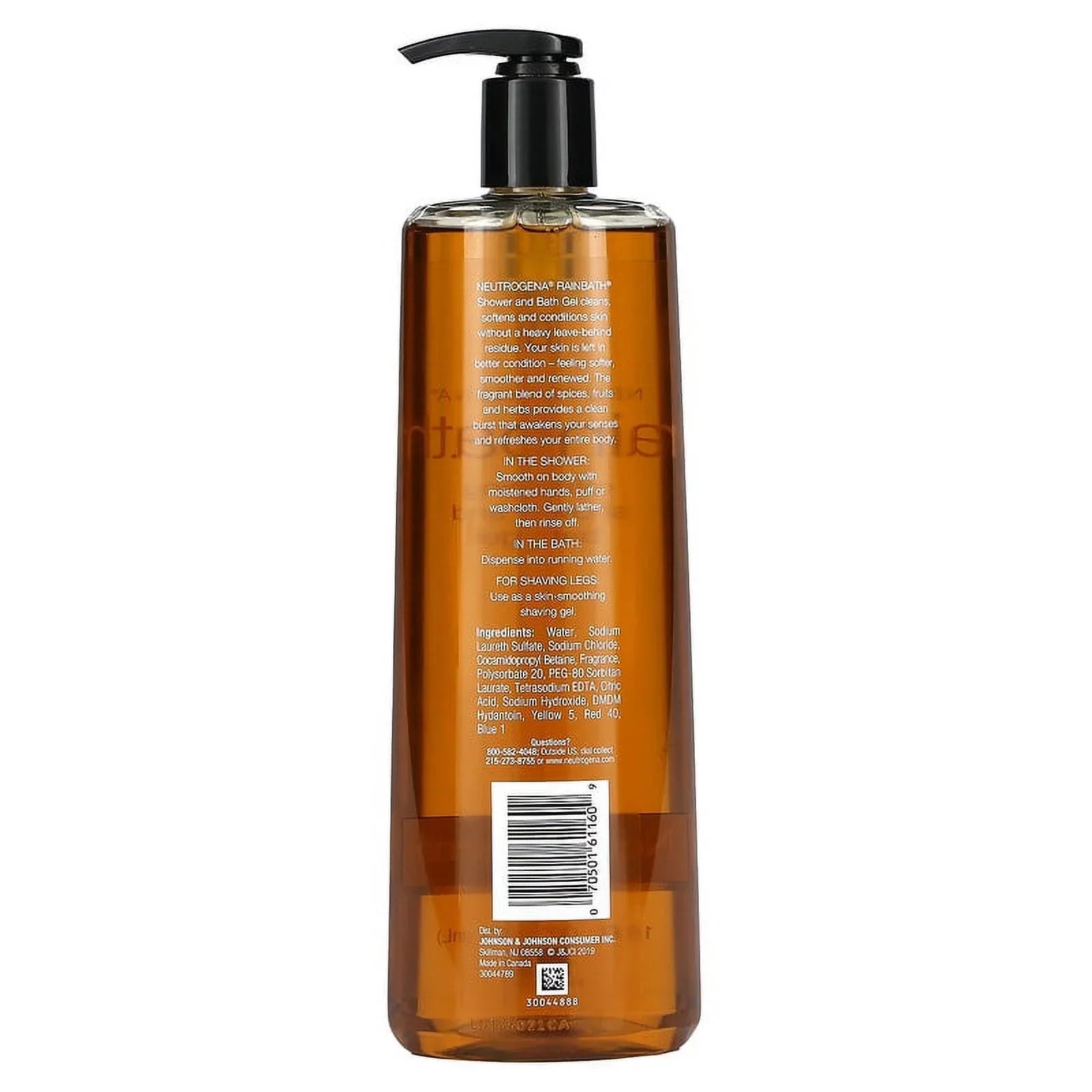 Neutrogena, Rainbath, Refreshing Shower and Bath Gel, 16 fl oz (473 ml) Pack of 4
