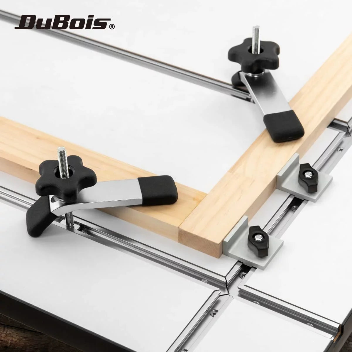 DUBOIS 51017 T-Track Hold Down Clamps, 5-1/2” L x 1-1/8” Width – 2 Pack