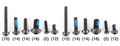 HobbyFlip Quadcopter Screw Set Runner 250-Z-13 Suitable with Walkera Runner 250 Racer 2 Pack