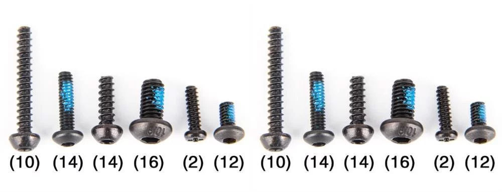 HobbyFlip Quadcopter Screw Set Runner 250-Z-13 Suitable with Walkera Runner 250 Racer 2 Pack