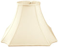 Royal Designs 10" Square Inverted Cut Corner Lamp Shade Eggshell