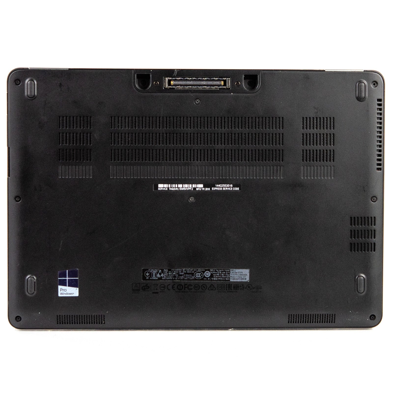 Used Dell Latitude E7270 12.5" Laptop Core i5 16GB 256GB SSD M.2 Integrated Graphics Win 10 Pro B v.WCA