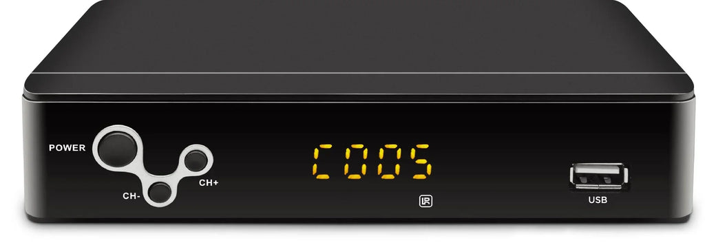 ATSC Digital TV Converter Box for Analog and Digital HDTV, providing Live 1080P viewing with TV Recording & Playback, HDMI Output, Timer Setting, TV Tuner Functionality, Access to Free Digital Channel