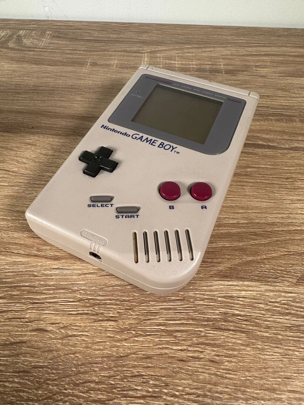 Restored Original Nintendo Game Boy Console Classic Grey Tested and Cleaned Works Top-notch Rare Collectable (Refurbished)