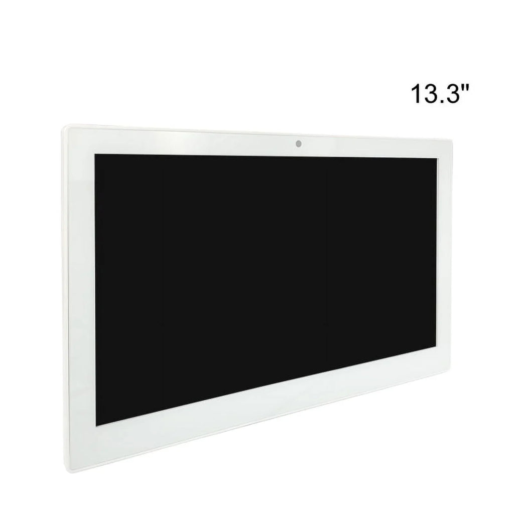 Raypodo 13.3 Inch PC Tablet Android11 RK3566 Operation System RJ45 PoE Tablet Support Standing Bracket For Smart Home Automation Using(White)