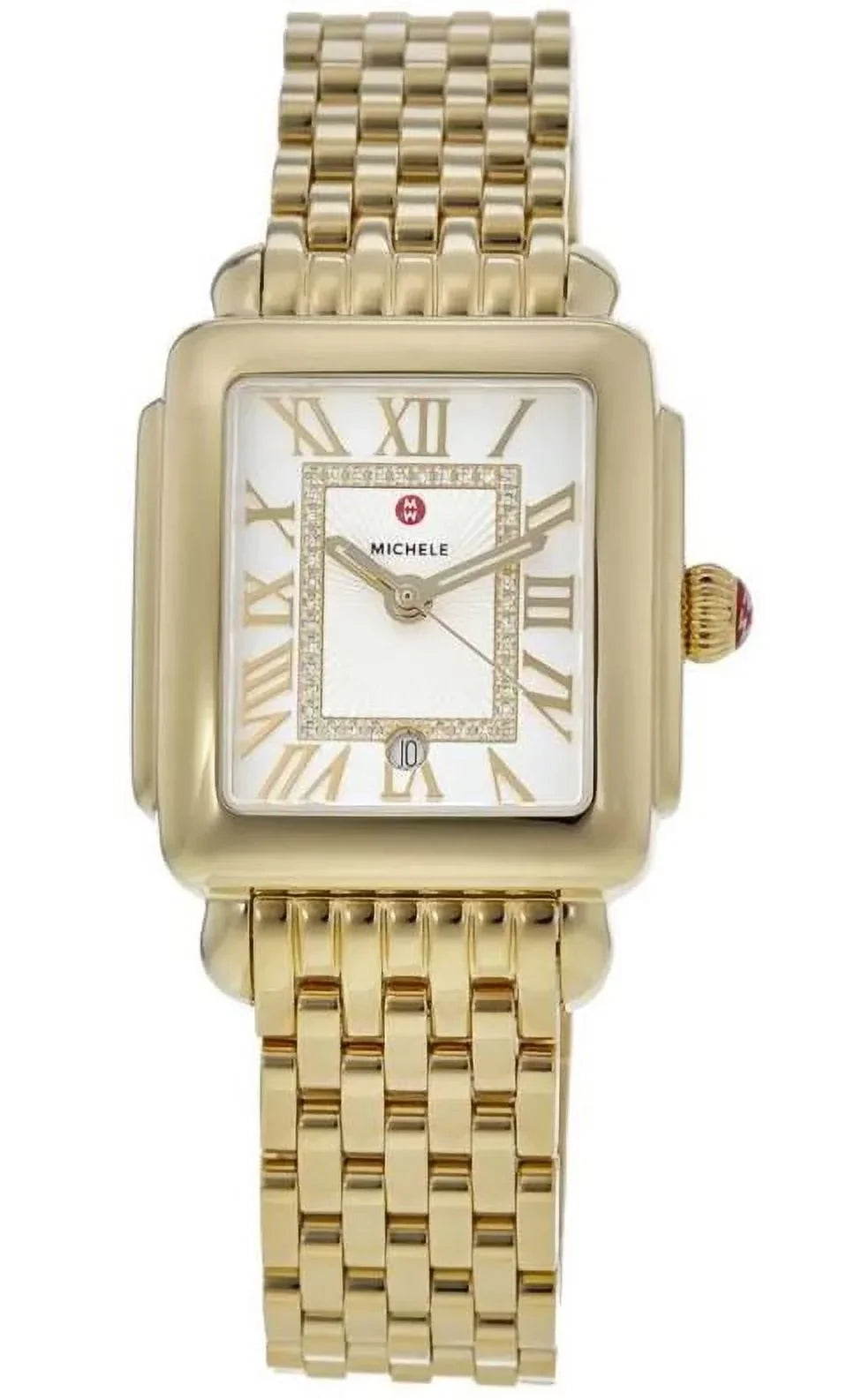 Michele Deco Madison Diamond Silver Dial Women's Watch MWW06G000014