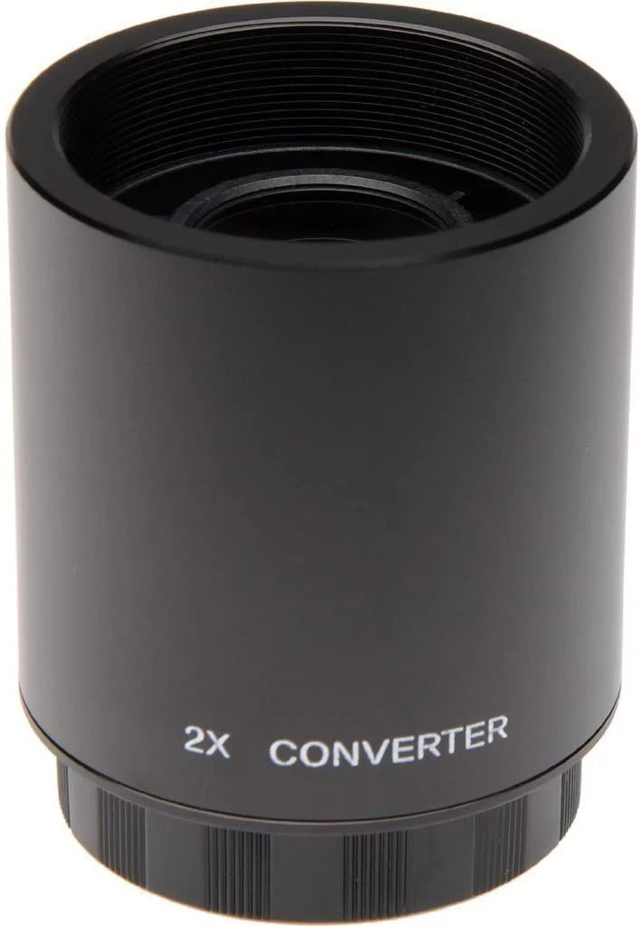 500mm f/8 Telephoto Lens (T Mount) with 2x Teleconverter (=1000mm) for Sony Alpha A450, A500, A550, A290, A390, A560, A5
