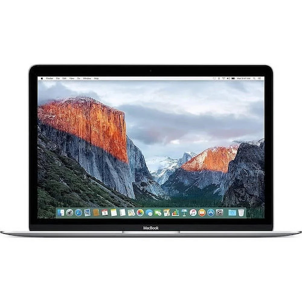 Restored Apple Macbook Core M3 1.1GHz 8GB RAM 256GB SSD 12" Silver MLHA2LL/A (2016) (Refurbished)