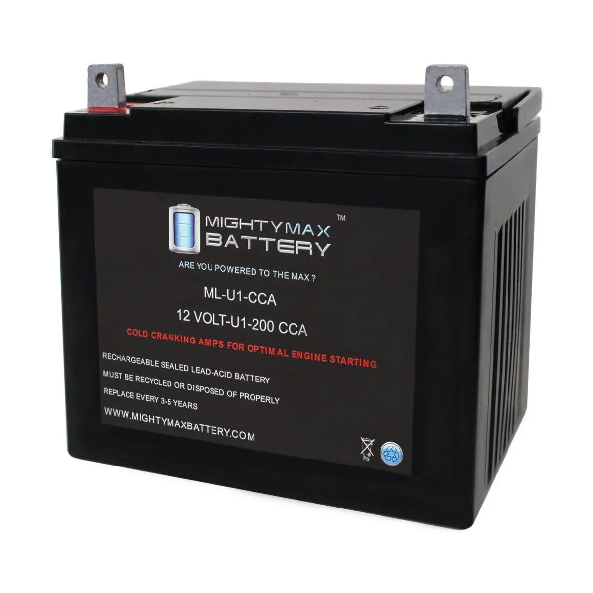 ML-U1 200CCA Battery for Bobcat by Textron 218ES ZeroTurn RadiusMower