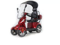 Luxuryton X-1000 4 Wheels Electric Mobility Scooter With Optional Roof And Reverse Camera