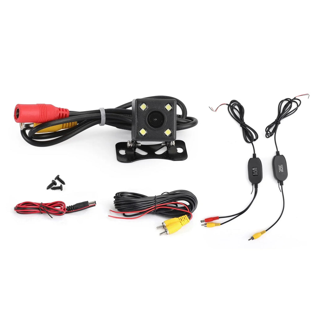 Wireless 170° CMOS Car Rear View Backup Camera Reverse 4 LED Night View