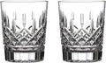 Crystal Lismore Double Old Fashioned, Set Of 2