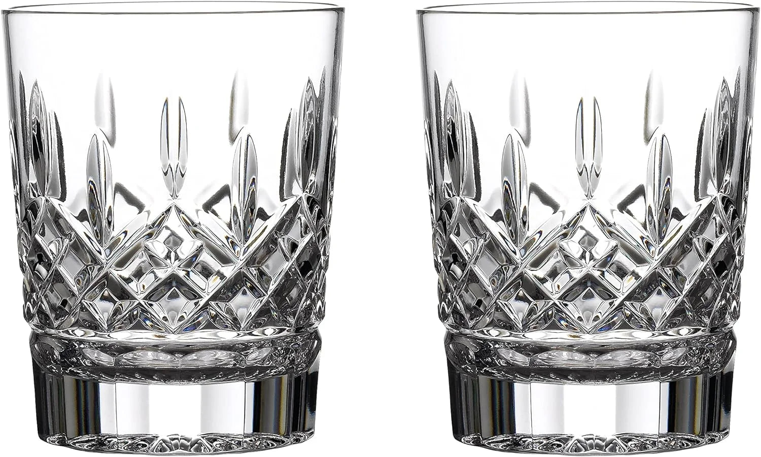 Crystal Lismore Double Old Fashioned, Set Of 2
