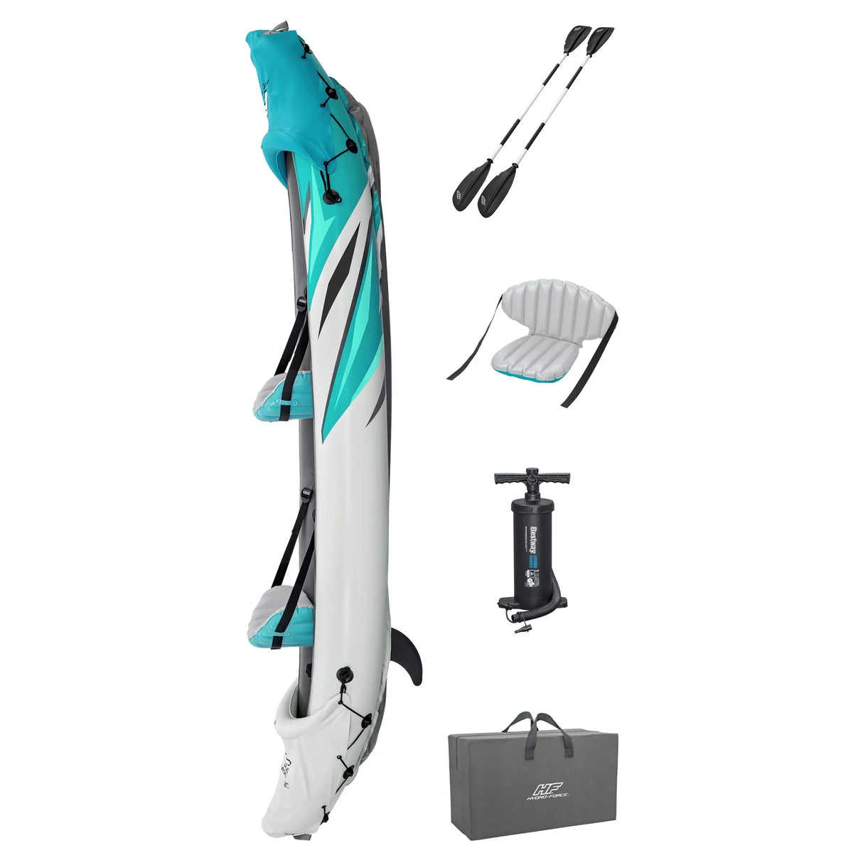 Hydro-Force Voyager X4 Inflatable Raft Set 11'6"