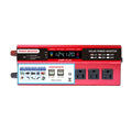 Nebublu Solar Inverter, High Efficiency Sine Inverter for Car RV, Converter with LCD Display, 12V to AC 850-950W, Energy Saving