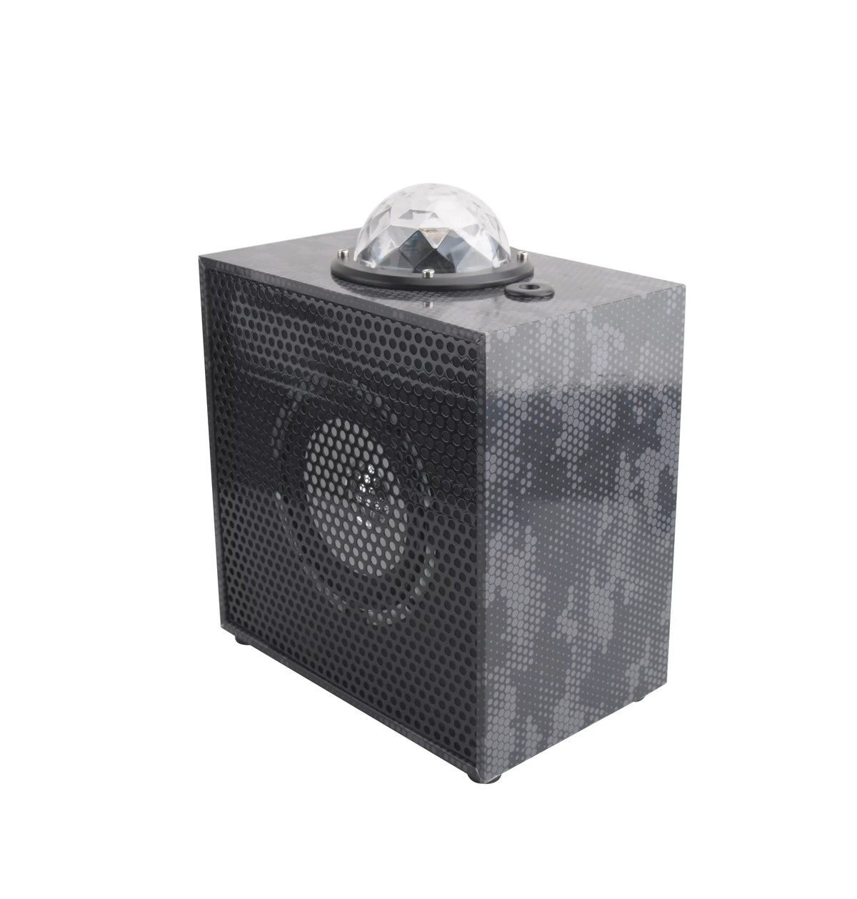 Black Camo Beat Box - Bluetooth Speaker with Laser Lights - (WE-BEAT BOX-BLK CAMO)