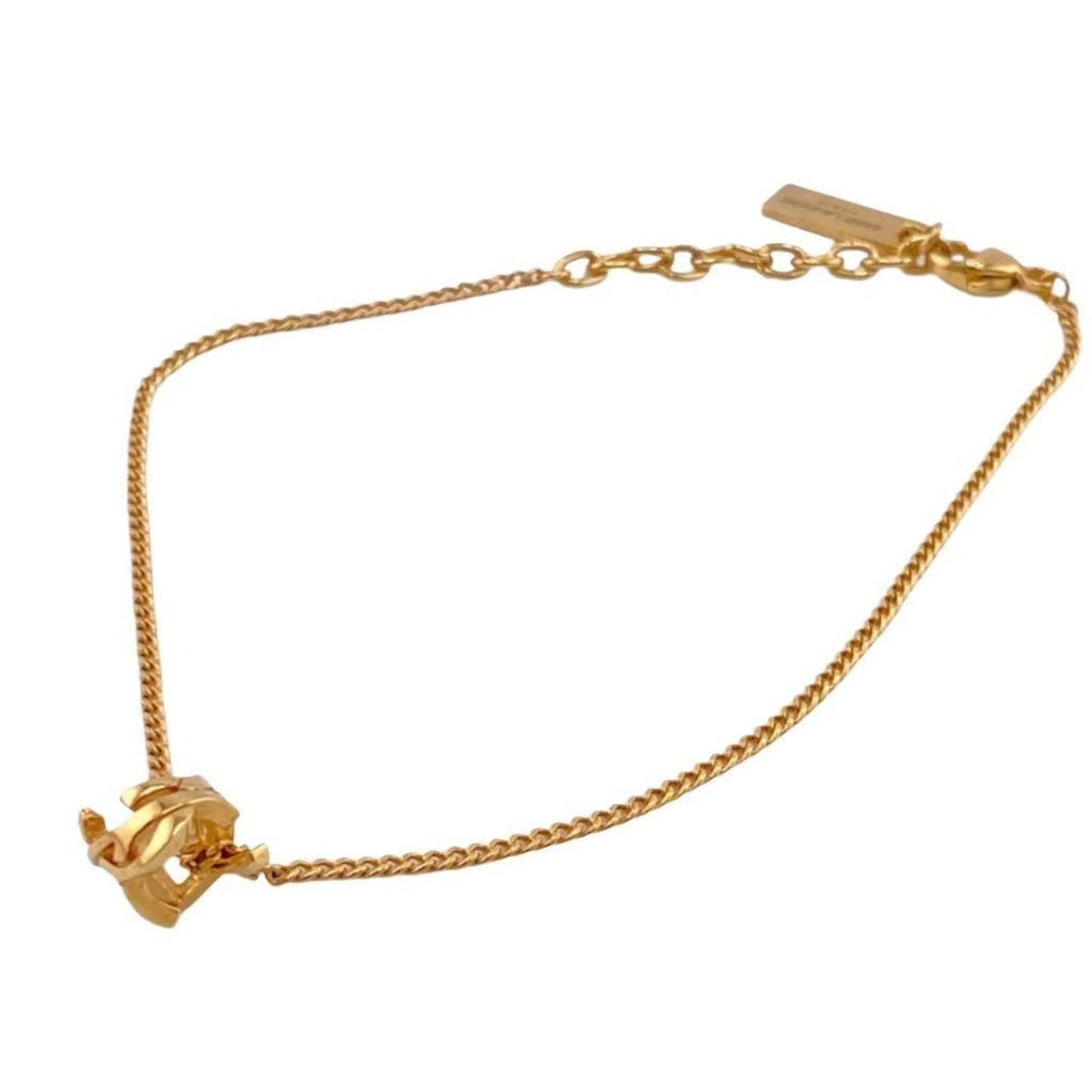 Pre-Owned SAINT LAURENT YSL Bracelet Gold Women's Z0006130 (Good)