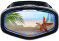 Hanway Adva Snorkel Mask – Tempered Glass Diving Goggles - Scuba Mask for Professional Diving and Snorkeling – Adjustable Fastener Silicone Molding Swimming Mask-Blue
