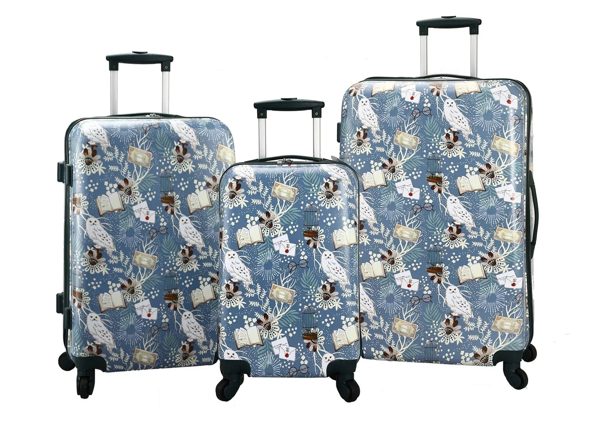 Harry Potter 3-Piece 4-Wheel Luggage Set