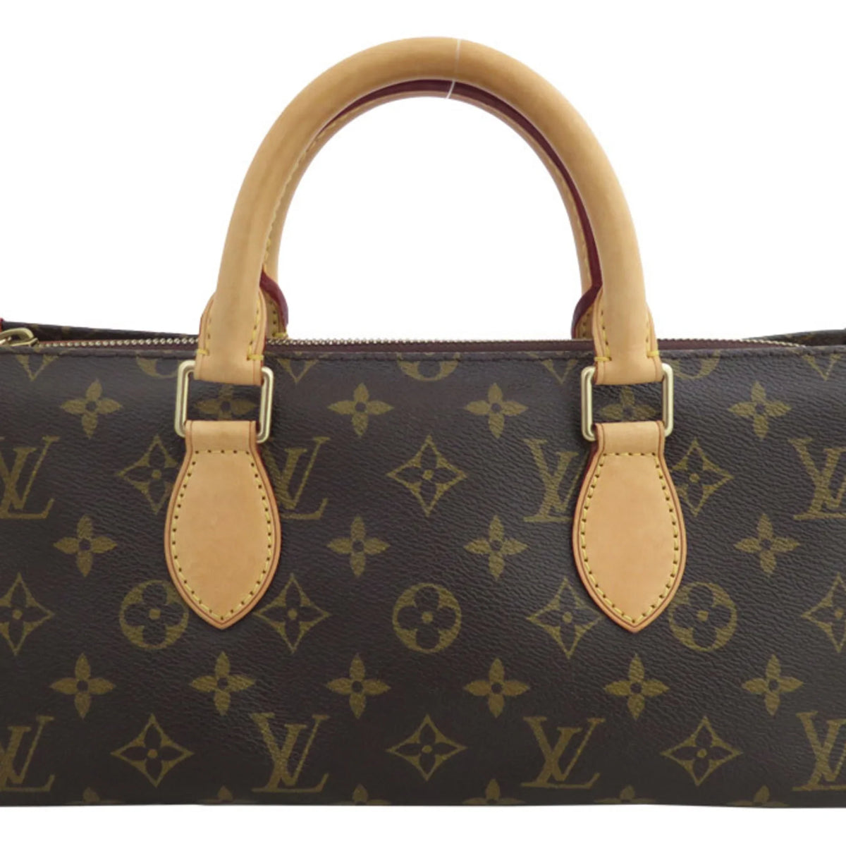 Pre-Owned Louis Vuitton LOUIS VUITTON Handbag Monogram Popincourt Canvas Brown Women's M40009 e54399a (Good)