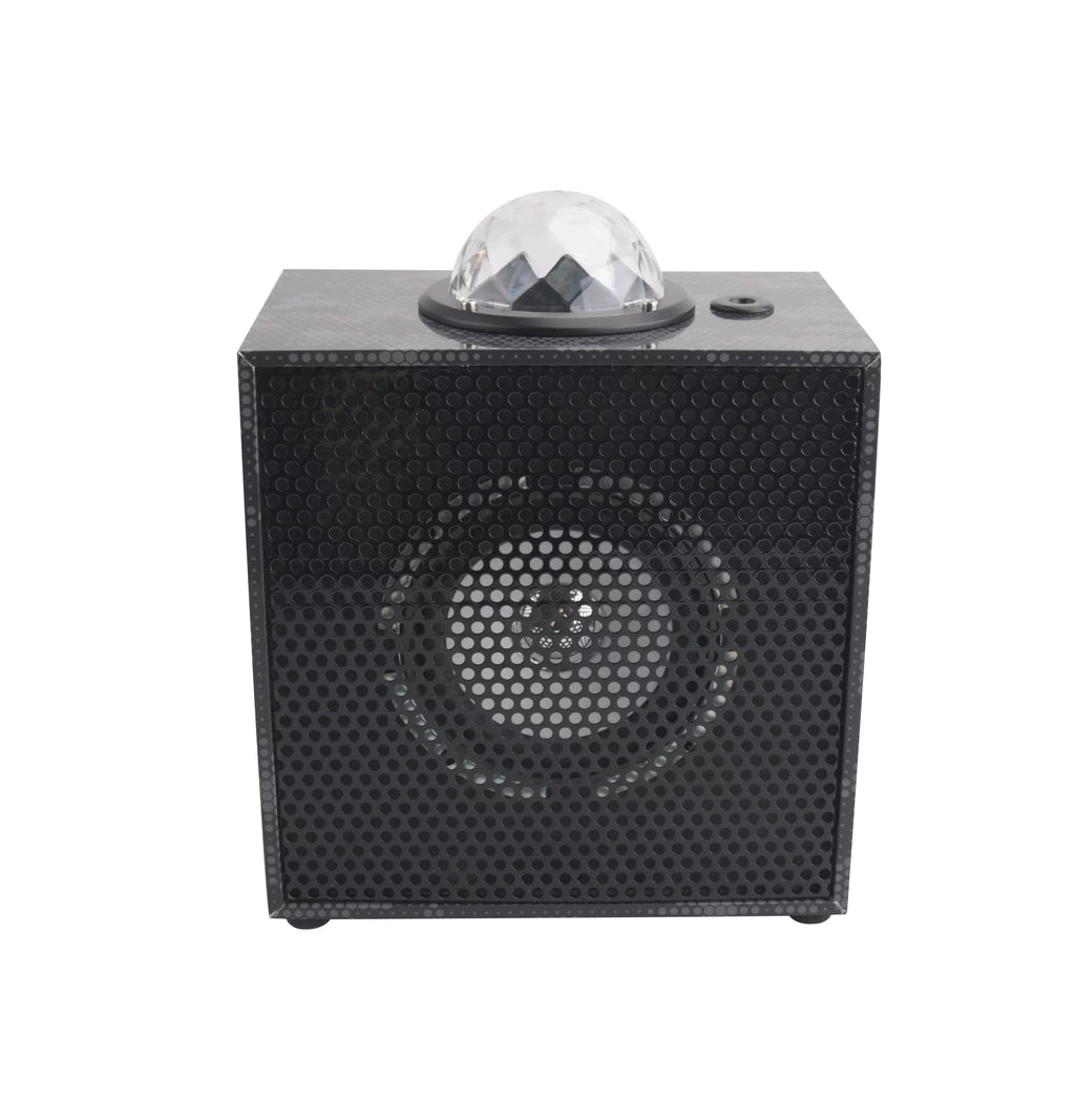 Black Camo Beat Box - Bluetooth Speaker with Laser Lights - (WE-BEAT BOX-BLK CAMO)