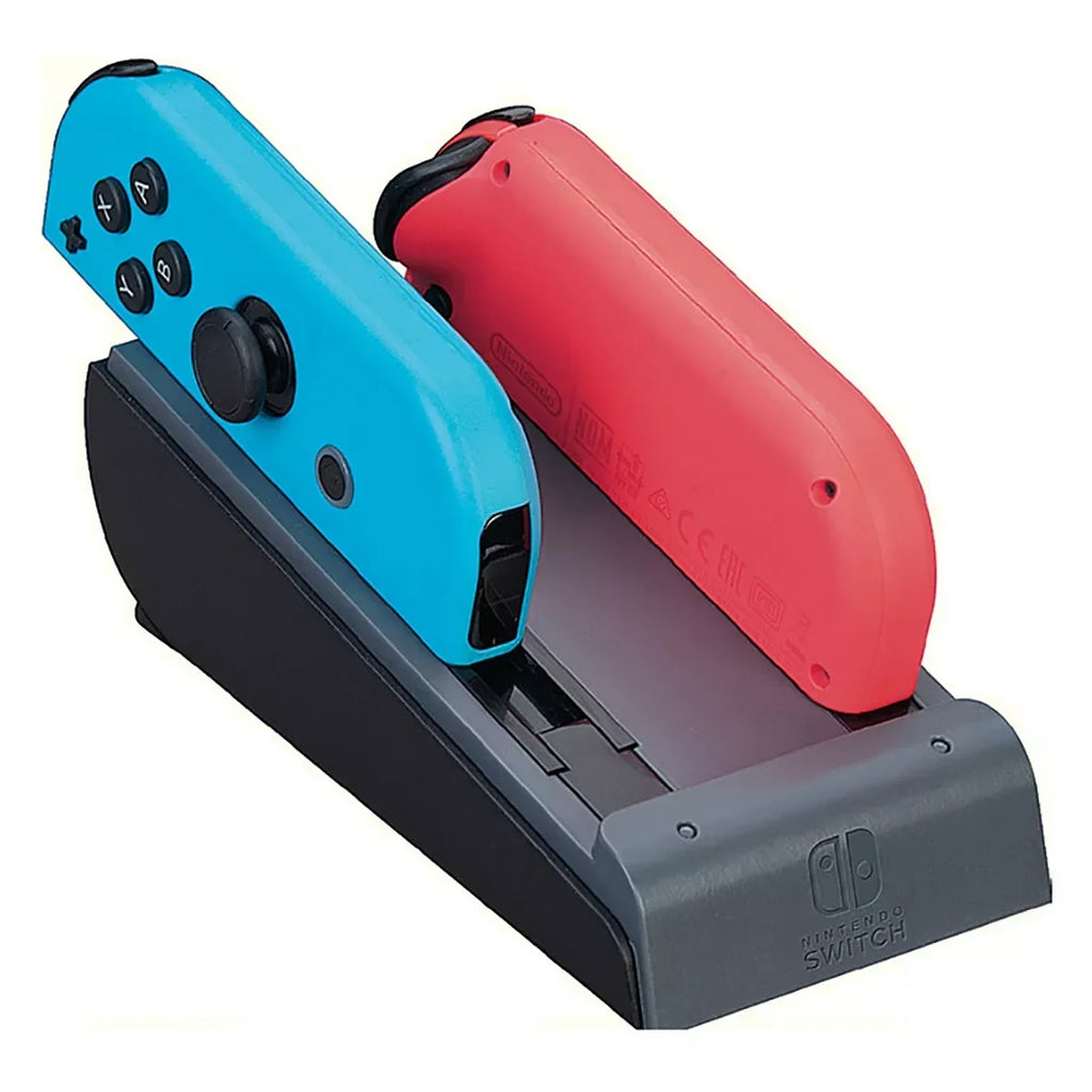 Nintendo Switch Console with Mario Odyssey Game & Gray Dual Joy-Con Charger